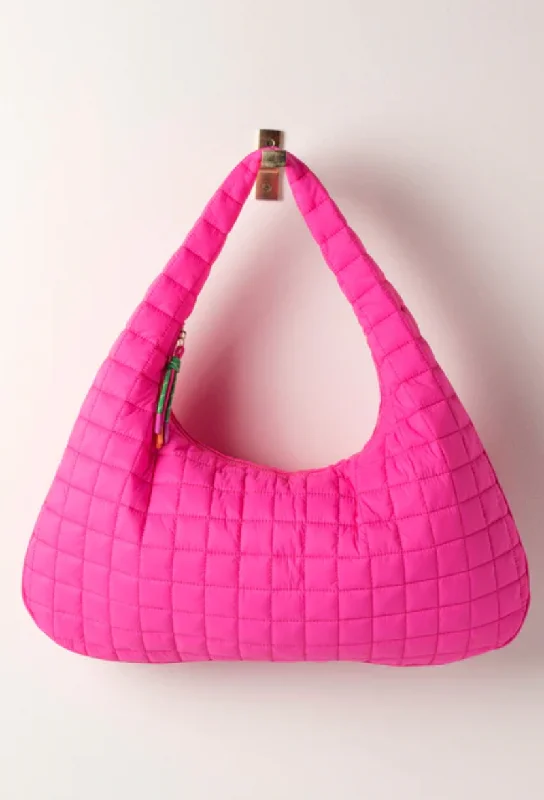 Ezra Hobo Purse Magenta