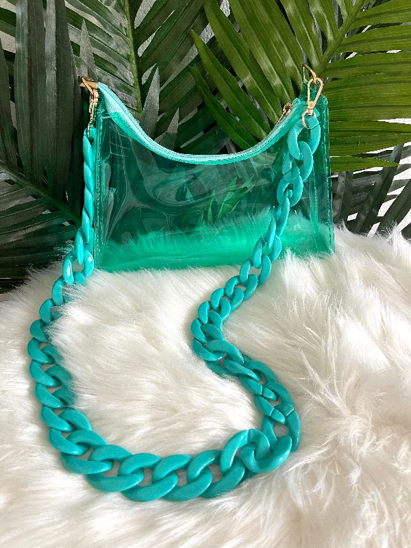 Festival Clear bag - Teal