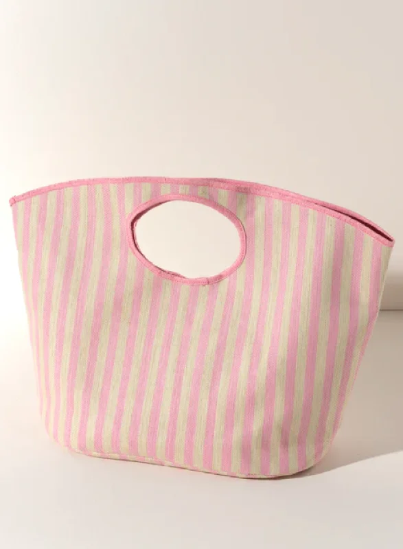 Lolita Pink Stripe Tote