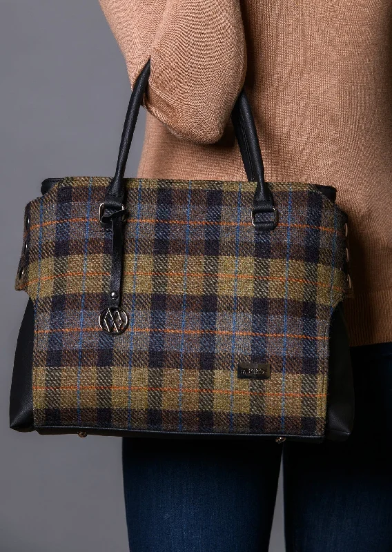 Mucros Emily Bag | Moss Check