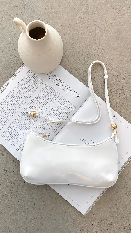 Rosabelle Shoulder Bag - White Shine