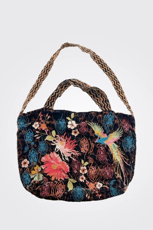 Velvet Tote Bag - Multi