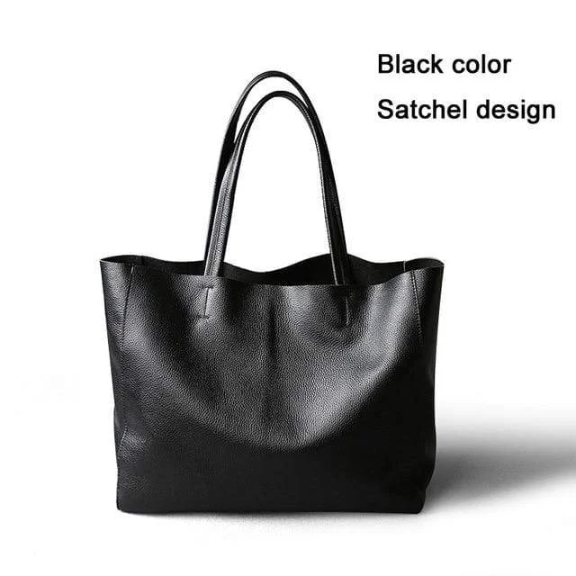 Women's Deluxe Genuine Cowhide Leather Totes